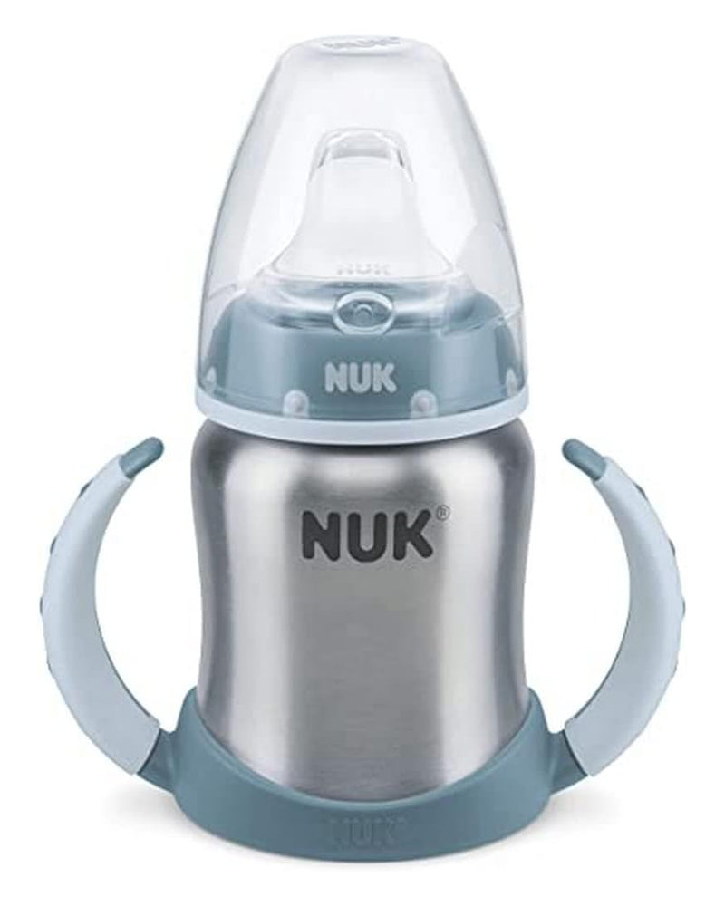 Tasse NUK Learner Stainless Steel 125ml 6-18M - Bleu Tasse NUK Learner Stainless Steel 125ml 6-18M - Bleu