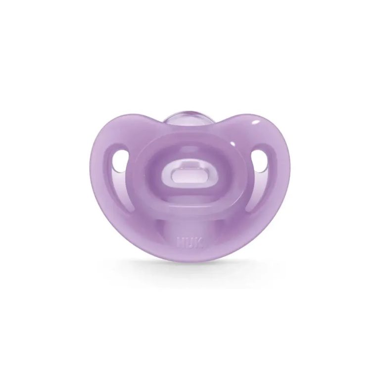 NUK Sucette Sensitive 0-6 mois - Mauve