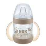 NUK Tasse d’Apprentissage avec Effet Lumineux For Nature 150 ml Marron - 6-8M
