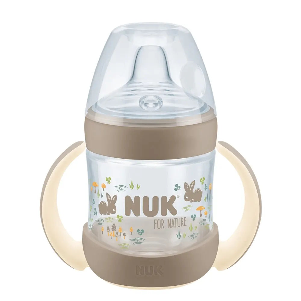 NUK Tasse d’Apprentissage avec Effet Lumineux For Nature 150 ml Marron - 6-8M NUK Tasse d’Apprentissage avec Effet Lumineux For Nature 150 ml Marron - 6-8M