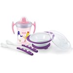 Set Repas NUK 4 Pièces - Rose & Violet