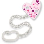 Attache Sucette NUK - Coeur Rose