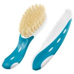 Brosse et Peigne Bébé Extra Souple NUK - Bleu