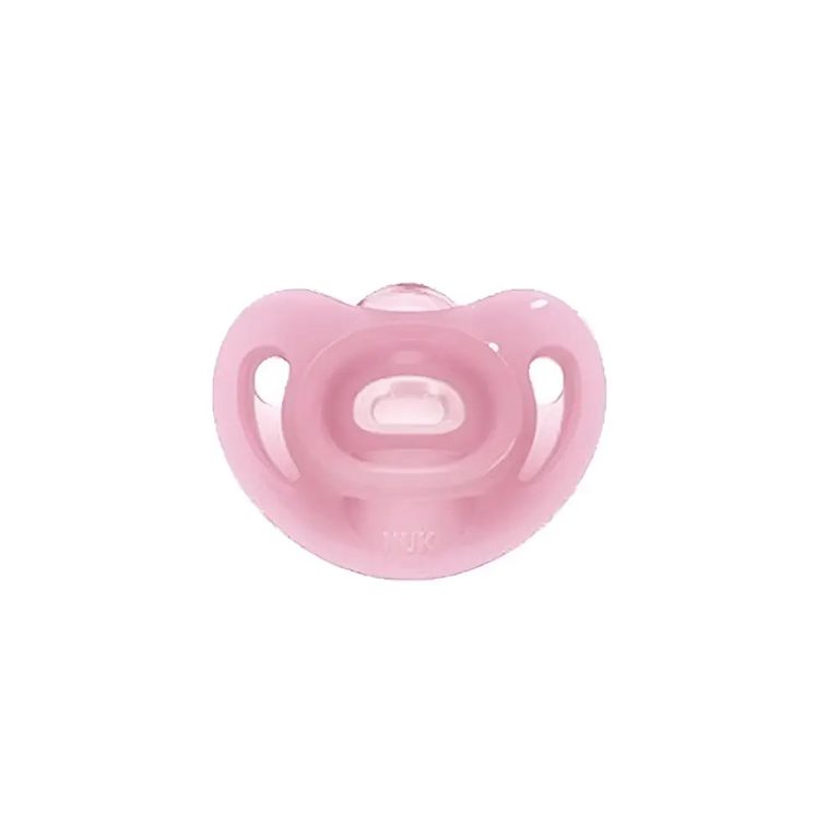 NUK Sucette Sensitive 6-18 mois - Rose