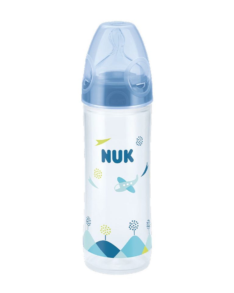 Biberon Classic Love NUK 6-18M - Bleu