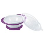 Bol d&rsquo;Apprentissage avec couvercle NUK - Violet
