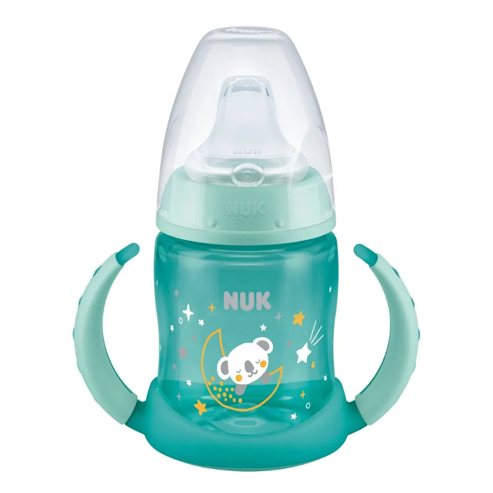 NUK Tasse d’Apprentissage avec Effet Lumineux 150 ml Vert - 6-18M NUK Tasse d’Apprentissage avec Effet Lumineux 150 ml Vert - 6-18M