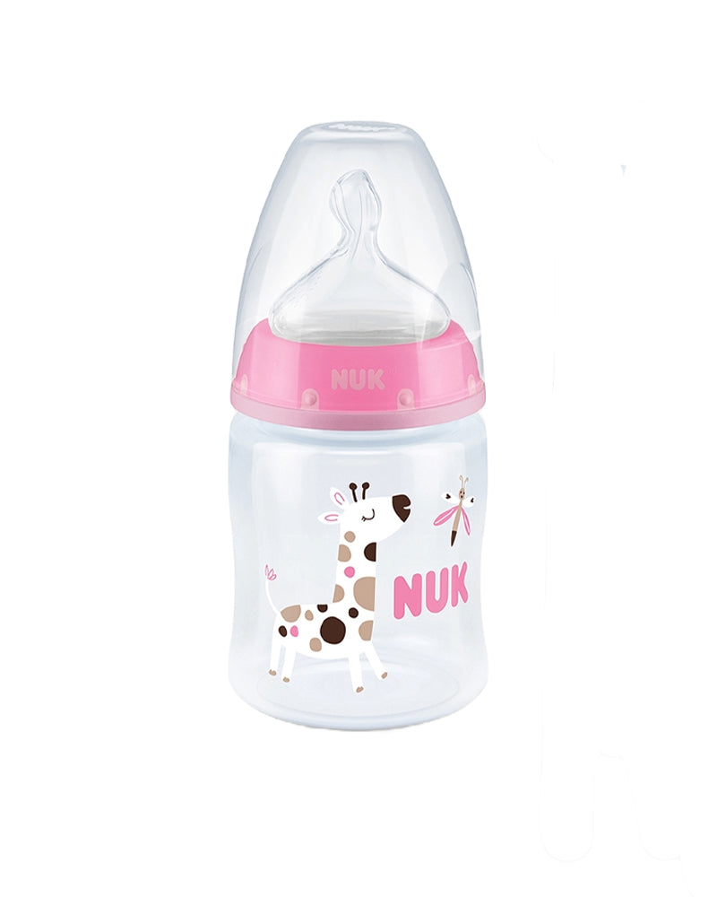 NUK Biberon First Choice+ 0-6m 150ml - Rose NUK Biberon First Choice+ 0-6m 150ml - Rose