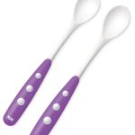 Ensemble de 2 Cuillères Longues NUK - Mauve