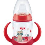 Tasse d&rsquo;apprentissage NUK avec Température Control 150ml 6-18M - Rouge