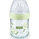 Biberon En Verre Nature Sens 120ml NUK - Vert