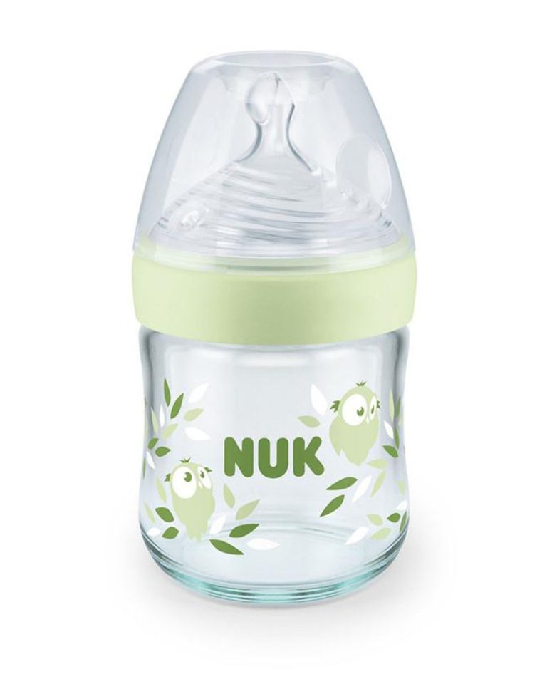 Biberon En Verre Nature Sens 120ml NUK - Vert