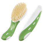 Brosse et Peigne Bébé Extra Souple NUK - Vert