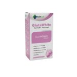 NUTRILAB GlutaWhite Anti-Taches 60 Gélules Complément Alimentaire Glutathion Éclaircissant Taches Pigmentaires Teint Unifié Peau Lumineuse