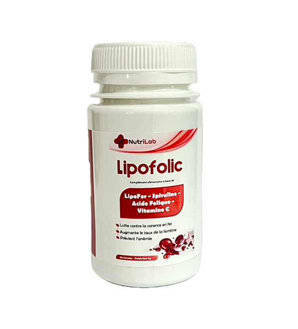 Nutrilab lipofolic 30 gélules Nutrilab lipofolic 30 gélules