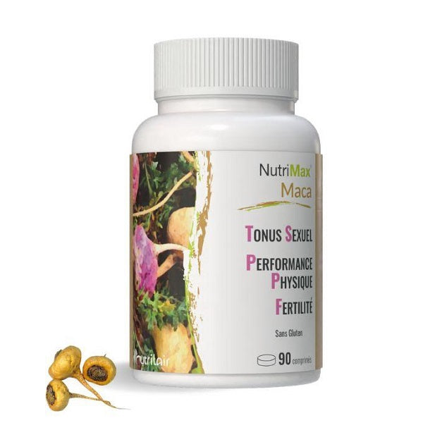 NutriMax Maca - Sans Gluten -90 comprimés