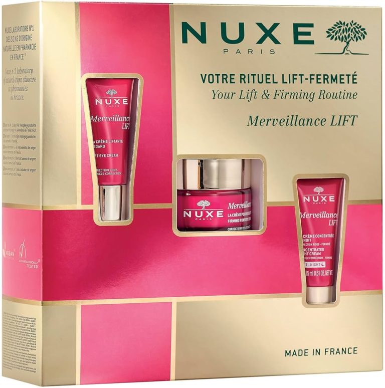 NUXE Coffret Merveillance Lift Crème Poudre + Crème Regard + Crème Nuit Anti-Âge