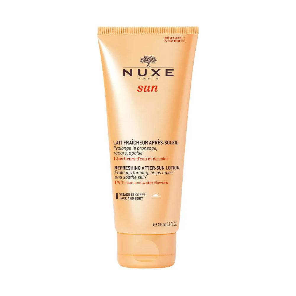 Nuxe Sun Lait Fraîcheur Après-Soleil Visage et Corps - Lait Après-Soleil Prolonge Bronzage Répare Apaise Nuxe Sun Lait Fraîcheur Après-Soleil Visage et Corps - Lait Après-Soleil Prolonge Bronzage Répare Apaise