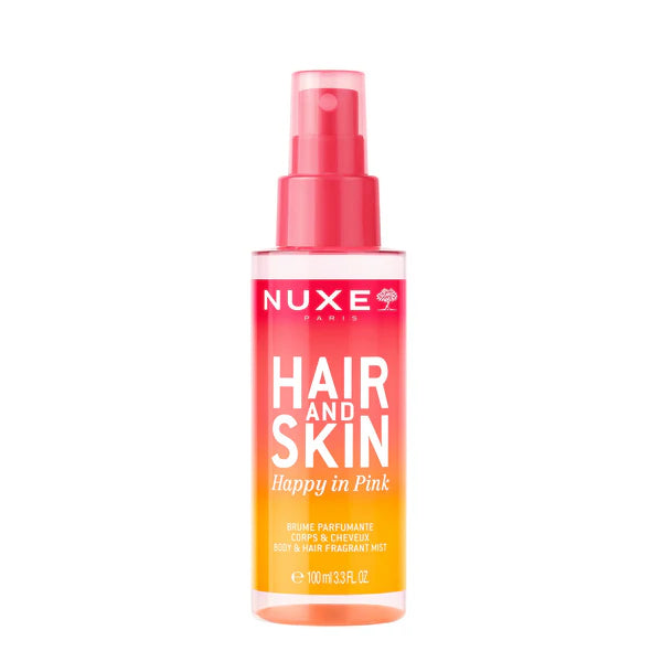 NUXE Hair & Skin Brume Parfumée Happy In Pink 100ml Parfum Cheveux Corps Senteur Florale NUXE Hair & Skin Brume Parfumée Happy In Pink 100ml Parfum Cheveux Corps Senteur Florale