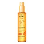 Nuxe Sun Huile Solaire Bronzante SPF10 150ml - Huile Bronzante Protection Huiles Végétales