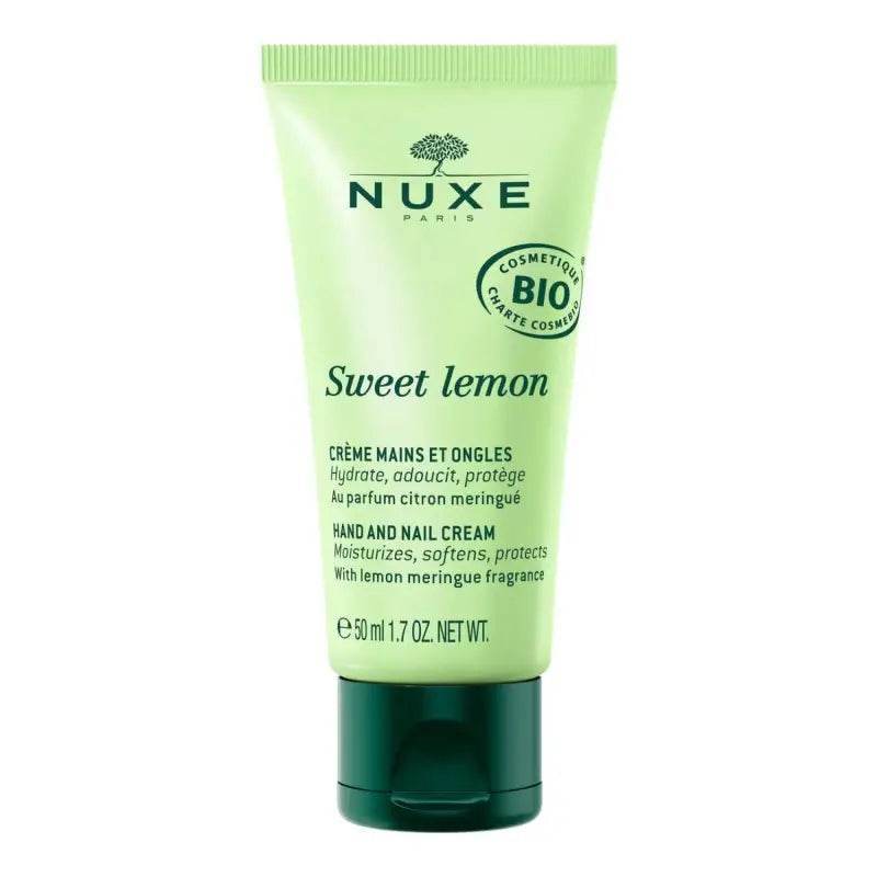 NUXE Sweet Lemon Crème Mains Et Ongles Bio 50ml - Crème Hydratante Bio Vegan Citron Meringué NUXE Sweet Lemon Crème Mains Et Ongles Bio 50ml - Crème Hydratante Bio Vegan Citron Meringué