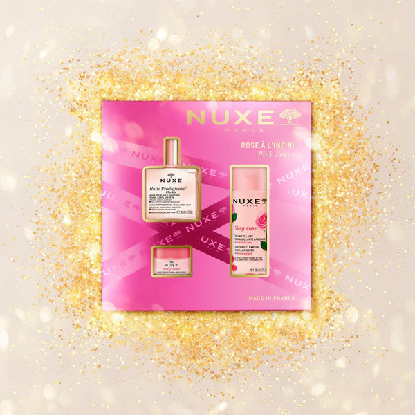 Nuxe Coffret Rose à L’infini - Set Beauté Complet Eau Micellaire Crème Fraîche Baume Lèvres Nuxe Coffret Rose à L’infini - Set Beauté Complet Eau Micellaire Crème Fraîche Baume Lèvres