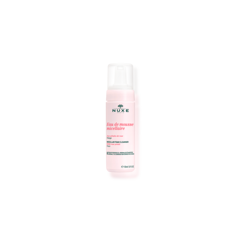 Nuxe Eau de Mousse Micellaire aux Pétales de Rose 150ml Visage