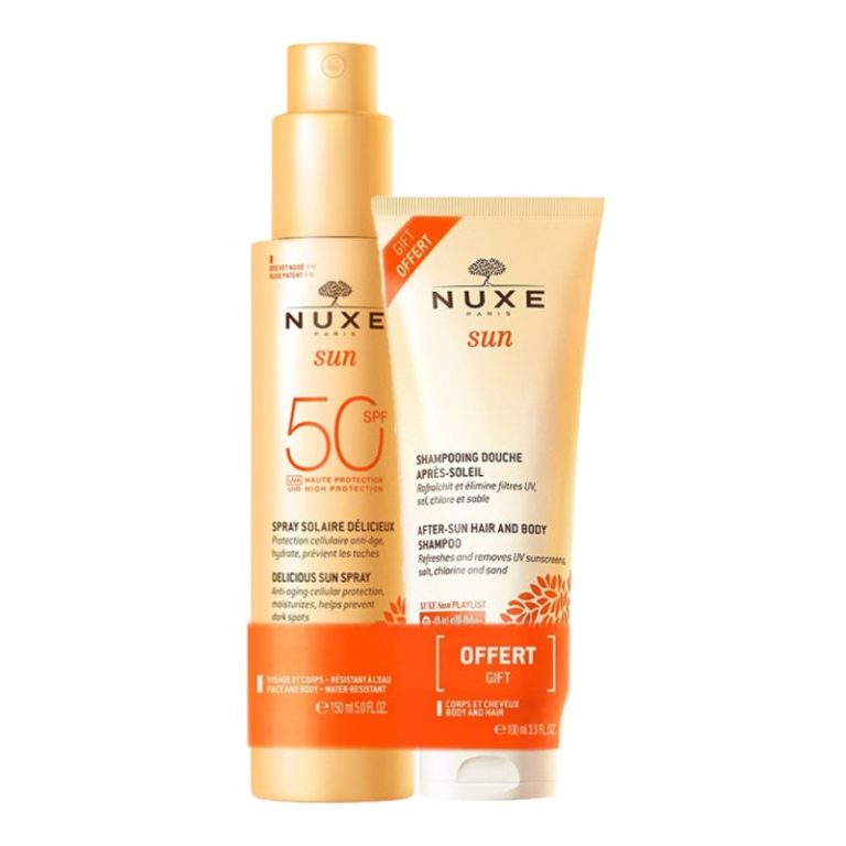 Nuxe Sun Pack Spray Solaire Delicieux 150ml + Shampooing Douche