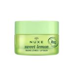 NUXE Sweet Lemon Baume Lèvres Bio 15g - Baume Hydratant Bio Vegan Citron Meringué