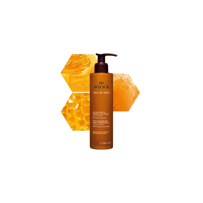 Nuxe Rêve de Miel® Gel Lavant Surgras Visage et Corps 200 ml Nuxe Rêve de Miel® Gel Lavant Surgras Visage et Corps 200 ml