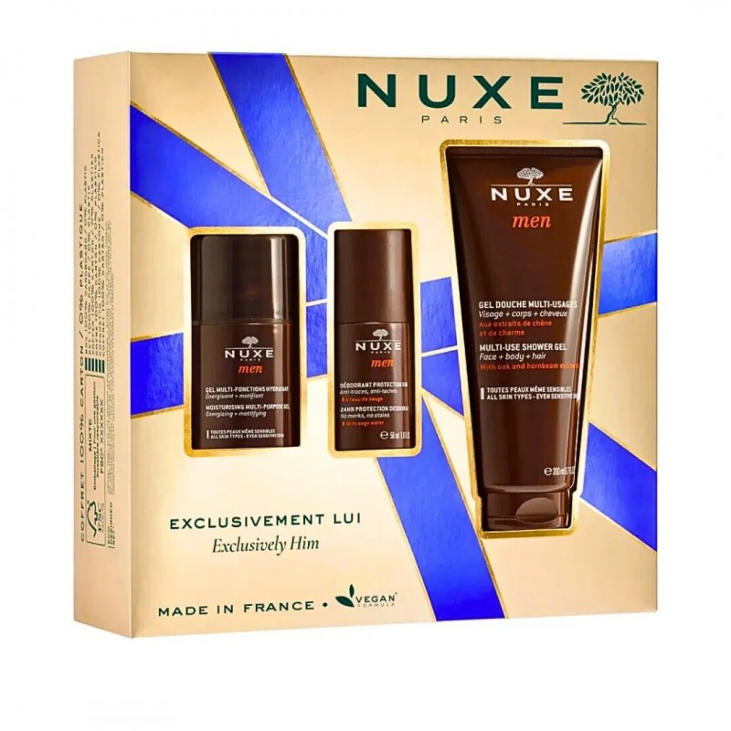 Nuxe Coffret Men Gel Multi-Fonction Hydratant 50ml + Deodorant Nuxe Coffret Men Gel Multi-Fonction Hydratant 50ml + Deodorant