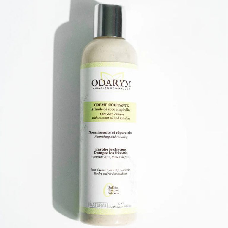 ODARYM Crème Coiffante Huile de Coco & Spiruline 250ml Définition Boucles Hydratation Cheveux Bouclés