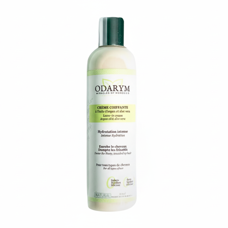 ODARYM Crème Coiffante Huile d’Argan & Aloe Vera 250ml Définition Boucles Hydratation Cheveux Bouclés