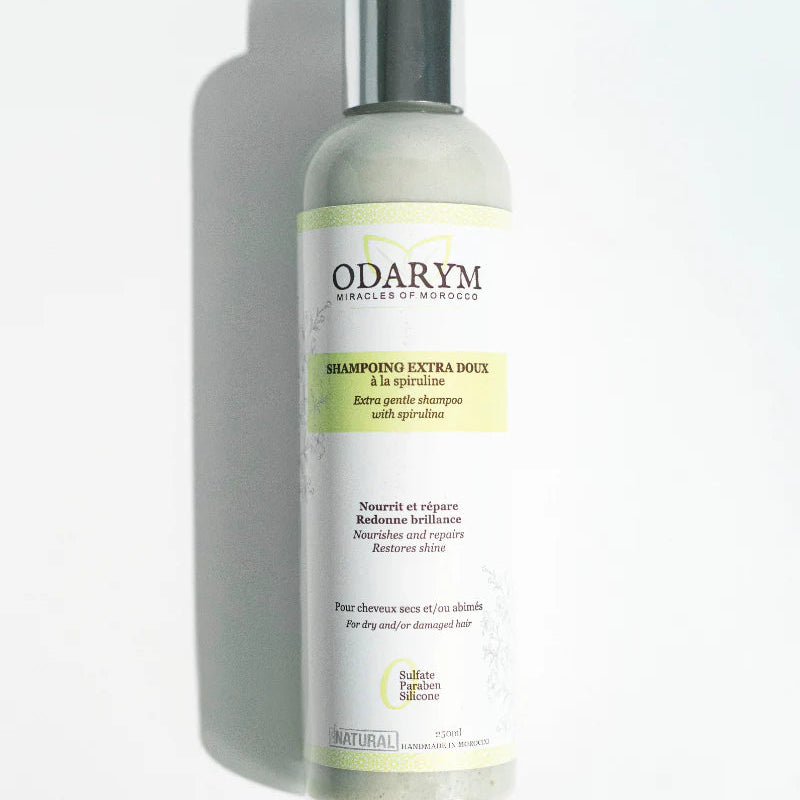 ODARYM Shampooing Liquide Extra Doux Spiruline Huile de Coco 250ml Cheveux Délicats Usage Fréquent ODARYM Shampooing Liquide Extra Doux Spiruline Huile de Coco 250ml Cheveux Délicats Usage Fréquent