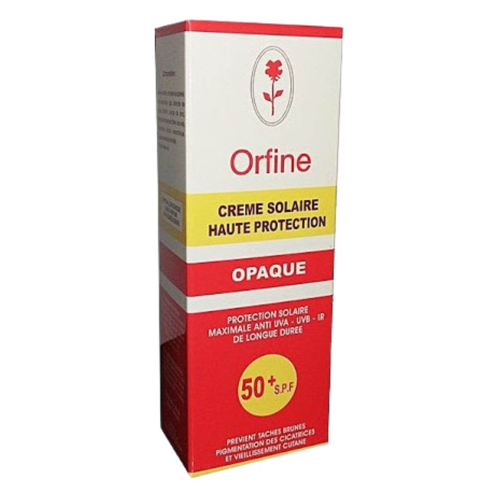 Orfine Écran Solaire Invisible en Crème Opaque Spf50 Orfine Écran Solaire Invisible en Crème Opaque Spf50