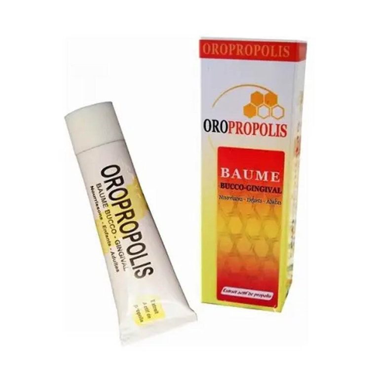 OROPROPOLIS Baume Bucco Gingival 20ml Propolis Irritations Gingivites Prothèses Dentaires Poussées Dentaires Bébé