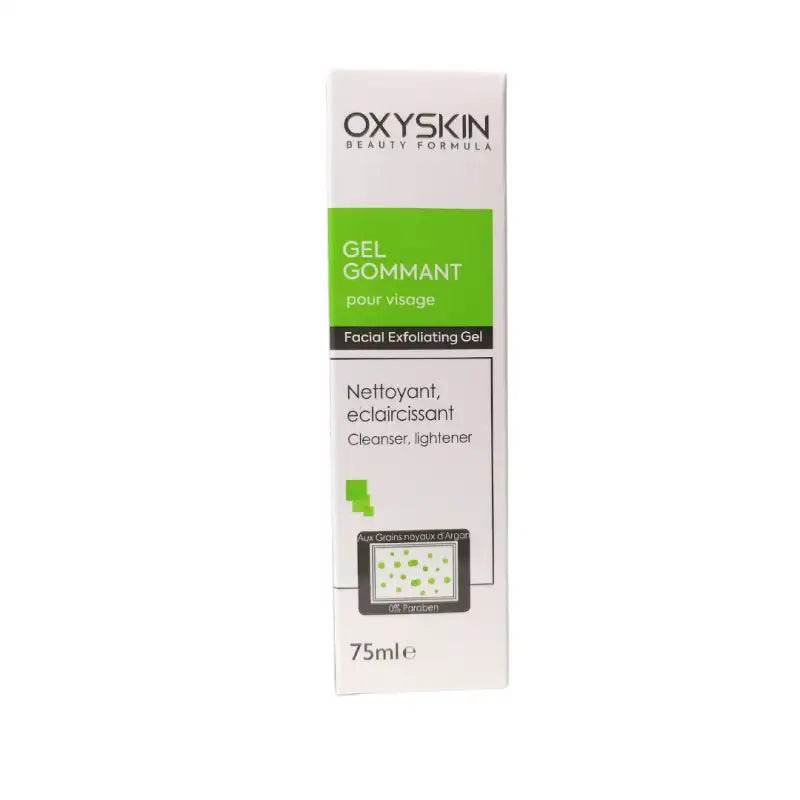 Oxyskin Gel Gommant Visage Nettoyant Éclaircissant Exfoliant Éclat Unifiant 75ml Oxyskin Gel Gommant Visage Nettoyant Éclaircissant Exfoliant Éclat Unifiant 75ml