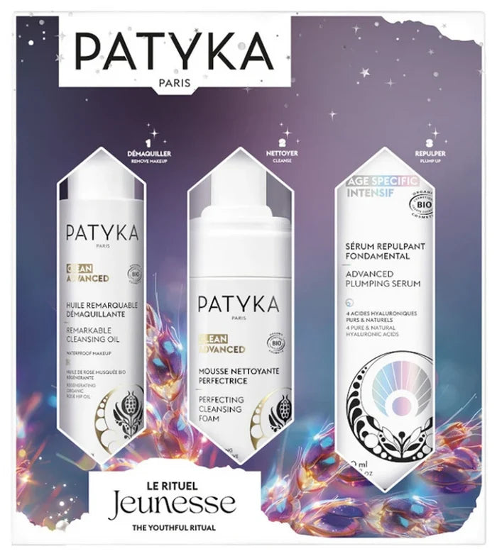 PATYKA Coffret Rituel Jeunesse + Huile Démaquillante + Mousse Nettoyante + Sérum Bio PATYKA Coffret Rituel Jeunesse + Huile Démaquillante + Mousse Nettoyante + Sérum Bio