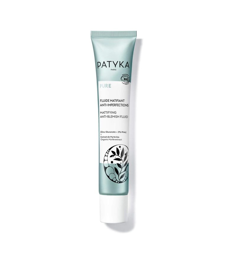 PATYKA Fluide Mat Perfecteur 40ml Sébo-Régulateur Bardane Bio Peaux Mixtes