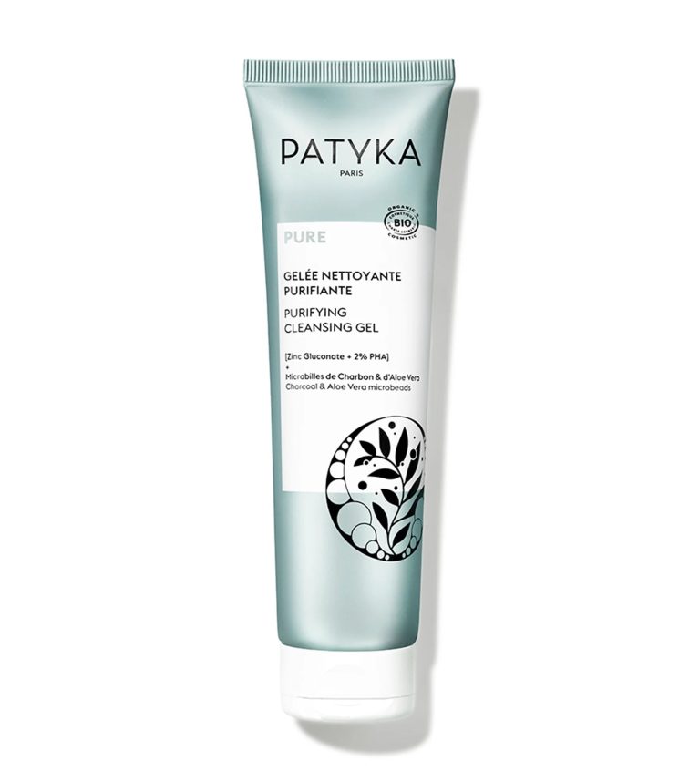 PATYKA Gelée Nettoyante Purifiante 150ml Charbon Bardane Bio Peaux Mixtes