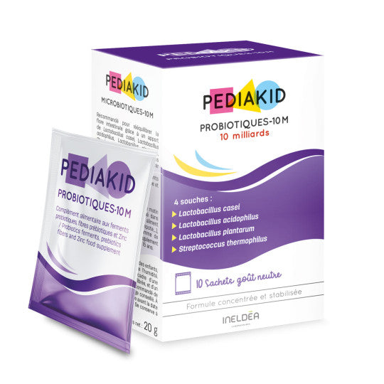PEDIAKID Probiotiques 10M 10 Sachets Complément Alimentaire Enfants Flore Intestinale Immunité Digestion PEDIAKID Probiotiques 10M 10 Sachets Complément Alimentaire Enfants Flore Intestinale Immunité Digestion