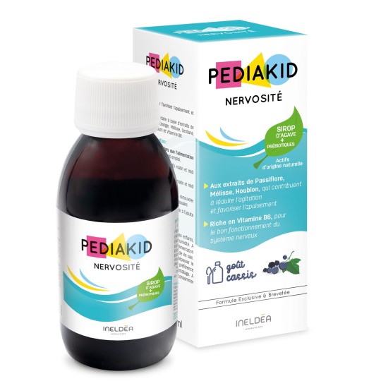 PEDIAKID Sirop Nervosité 125ml Complément Alimentaire Enfants Stress Sommeil Naturel PEDIAKID Sirop Nervosité 125ml Complément Alimentaire Enfants Stress Sommeil Naturel