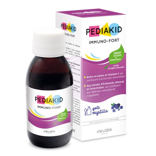 PEDIAKID Sirop Immuno-Fort 125ml Complément Alimentaire Enfant Défenses Immunitaires Résistance Vitalité