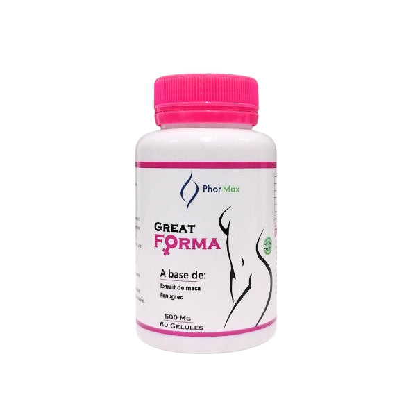 PHORMAX Great Forma 60 Gélules Complément Alimentaire Minceur Perte Poids Métabolisme Silhouette