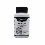 PHORMAX Shilajit 60 Gélules Complément Alimentaire Shilajit Pur Énergie Vitalité Endurance Performance Physique Mentale Adaptogène
