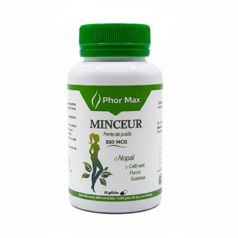 PHORMAX Minceur 90 Gélules Complément Alimentaire Minceur Perte Poids Brûleur Graisses Métabolisme Activé Silhouette Affinée PHORMAX Minceur 90 Gélules Complément Alimentaire Minceur Perte Poids Brûleur Graisses Métabolisme Activé Silhouette Affinée
