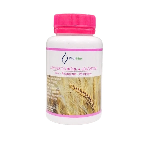 PHORMAX Levure de Bière & Sélénium 120 Comprimés Complément Alimentaire Beauté Cheveux Ongles Peau PHORMAX Levure de Bière & Sélénium 120 Comprimés Complément Alimentaire Beauté Cheveux Ongles Peau