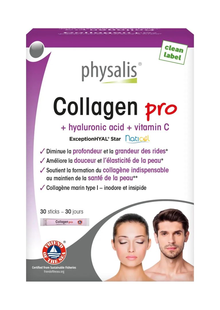 Physalis Collagen Pro 30 Sticks Collagène Hydrolysé Peau Articulations