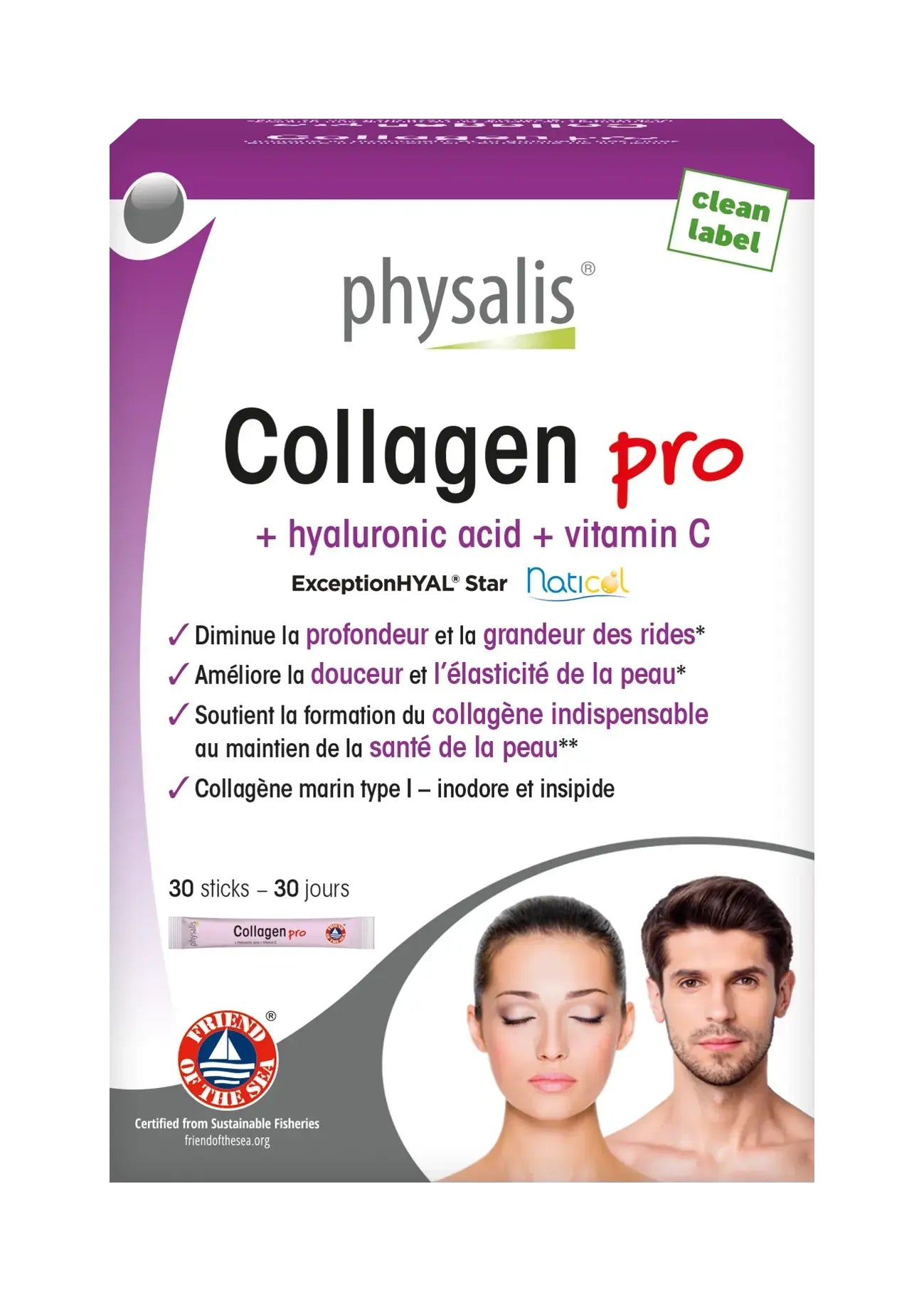 Physalis Collagen Pro 30 Sticks Collagène Hydrolysé Peau Articulations Physalis Collagen Pro 30 Sticks Collagène Hydrolysé Peau Articulations