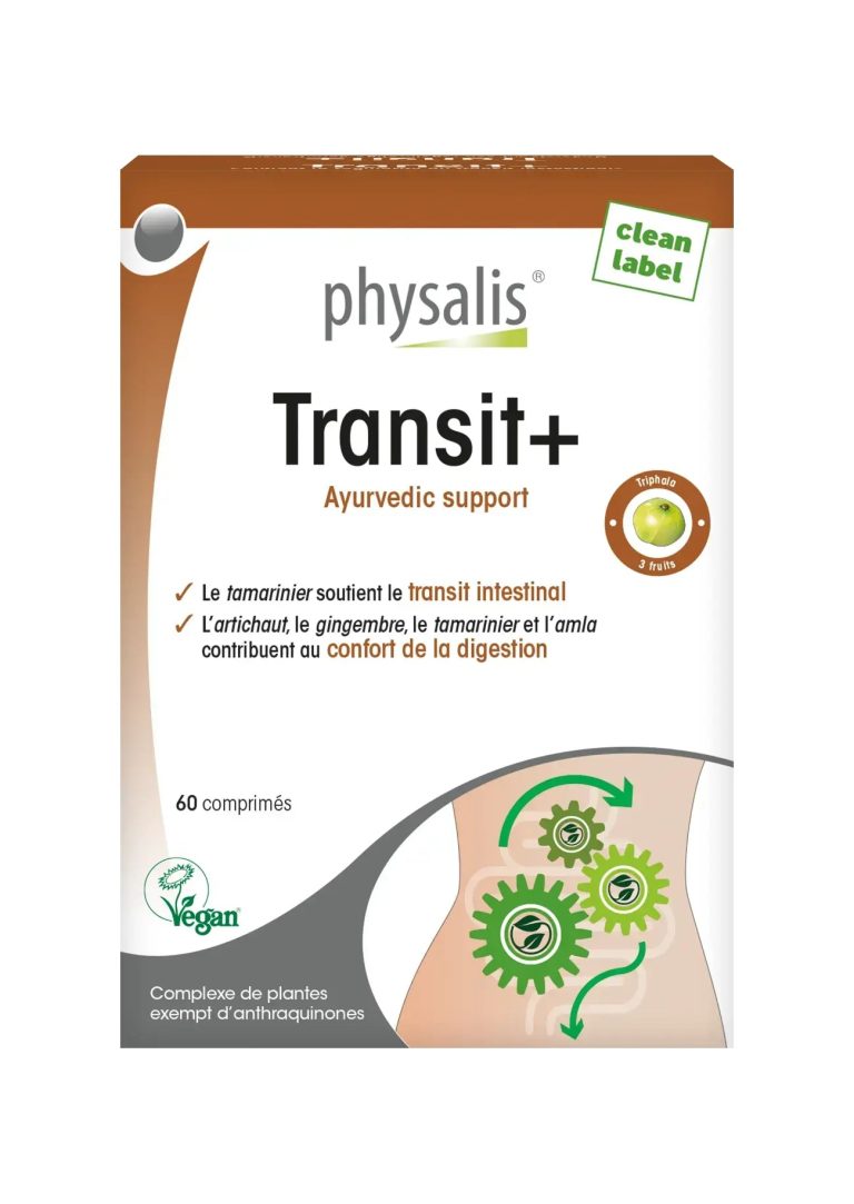 Physalis Transit+ Bio 60 Comprimés Triphala Transit Digestion Confort
